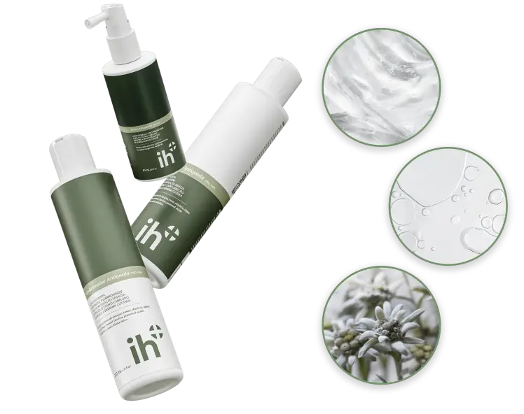 Composição da linha de produtos imunehair antiqueda